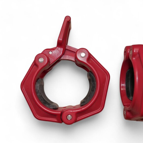 ETHOS Lock-Jaw Olympic Quick Release Barbell Collars 1 Pair - Picture 5 of 5